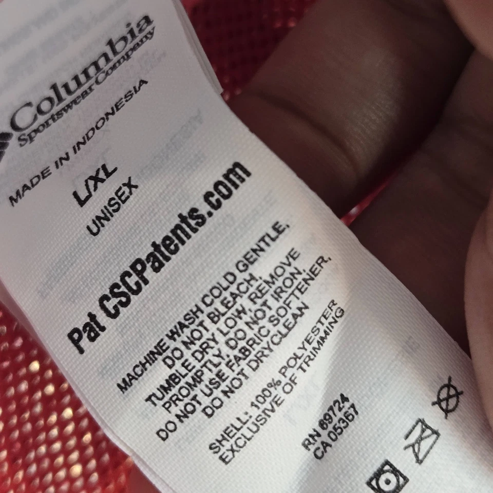 Columbia Adulto Gorro L/XL Rosa Polar Pullover Bordado Foto 4 de 4