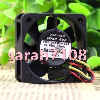1PC NEW Wind Ace Inverter G7 F7 special fan 24V 50mA D43M24-02A 4015 3-wire #LM