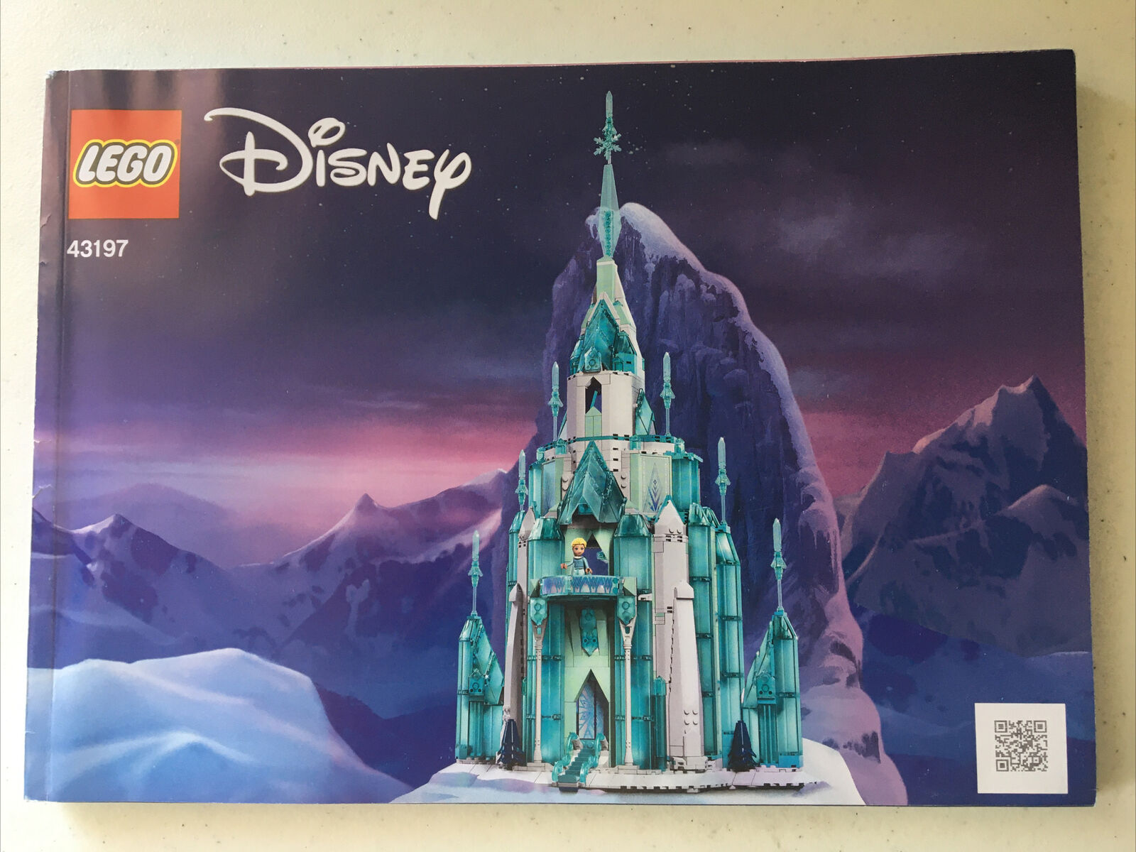 NEW LEGO 43197 Disney The Ice Castle Frozen Manual INSTRUCTIONS ONLY NO Parts