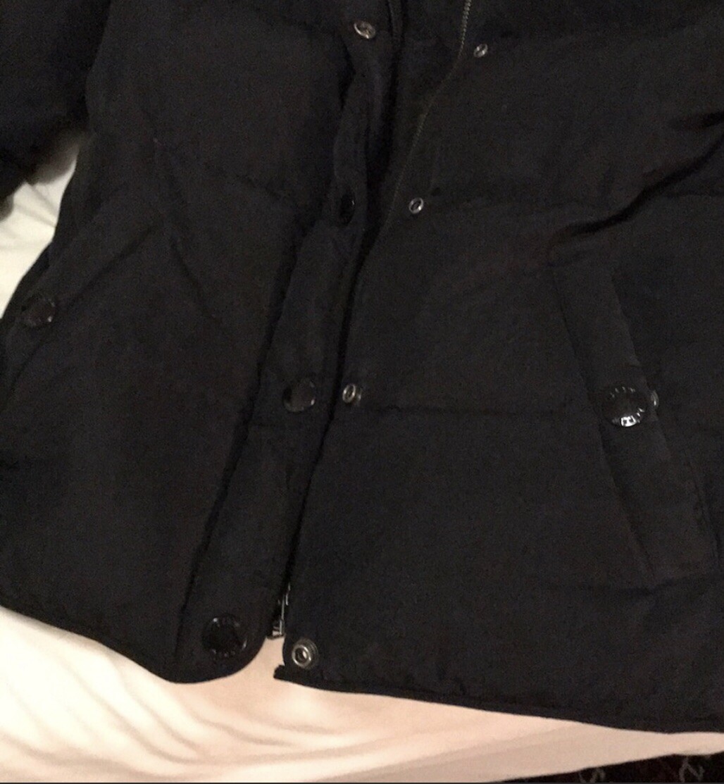 J. Crew Down Puffer Jacket Coat Black Removeable … - image 5
