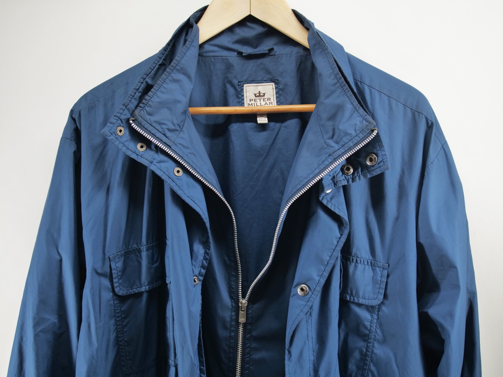 Vintage PETER MILLAR Zip Button Jacket Coat Windb… - image 2