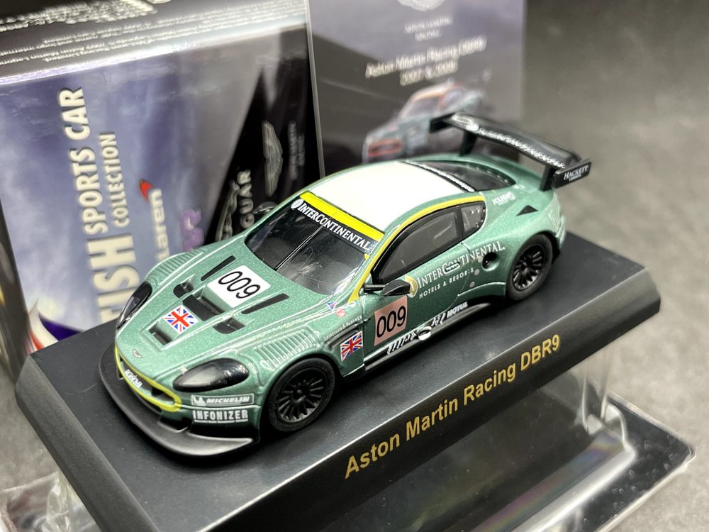 Kyosho 1/64 British sports car Aston Martin Racing DBR9 #009 diecast model 38J2