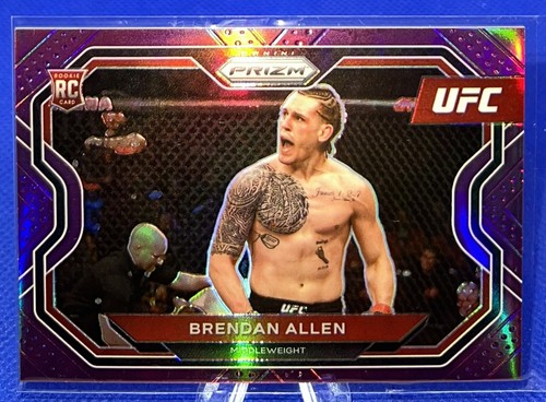 2021 Panini Prizm UFC Brendan Allen #134 Rookie RC Purple Prizm /149 - 第 1/2 張圖片