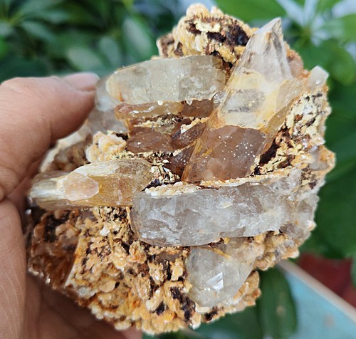 Muestra mineral de racimo de cristal de aguamarina natural y mica y esqueelita 455 g 1 - Imagen 9 de 20