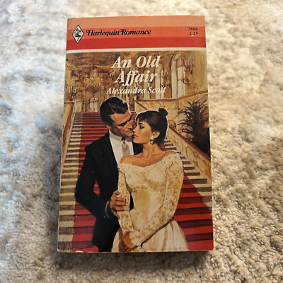 An Old Affair Romance Paperback Book by Alexandra Scott Harlequin Books 1987