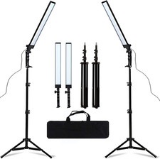 Photography Lighting LED Studio Video Light Kit with Handheld Wand and Stand