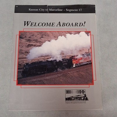 1992 Santa Fe Employee Recognition Excursion Train Kansas City to Marceline Torn