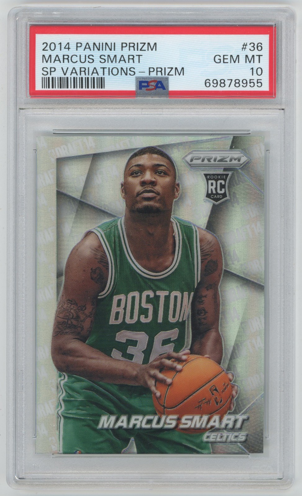 2014 Panini Prizm SP Variations - Prizm 36 Marcus Smart PSA 10 707642