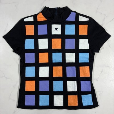 Courreges Short-Sleeve T-Shirt Logo Size 9R