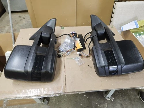 Used For 09-18 Ram Tow Mirrors Power Heated Amber LED Indicator Turn Signal