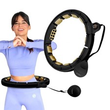 HMS Hula Hoop mit Gewicht und Zähler Fitness...