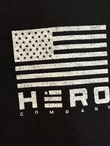Lift Heavy Pet Dogs Weightlifting Black Graphic T Shirt Hero Company Mens Small - Picture 4 of 6