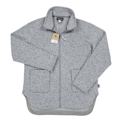 Patagonia Women s Better Sweater Oversized Coat Birch White Size MEDIUM NEW $179