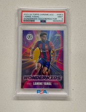 2023-24 Topps Chrome UEFA CLUB UCC - Wonderkids Lamine Yamal GOLD /50 #WK-3 (RC)