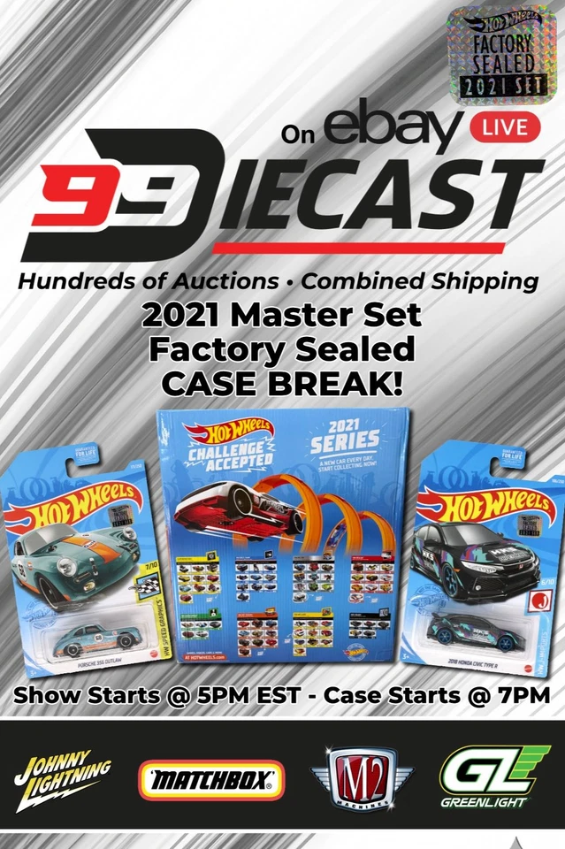 ✨📦 Special Event: Full 2021 Factory Sealed Set! Hot Wheels, Kaido ++ 10/22