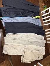Boys Size 10-12 Clothing Lot Pants Shorts Chaps Puma Izod Dress Pants Khakis 