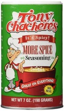 Tony Chachere's More Spice Seasoning, 7 Ounce/198 Grams, Pack Of 1