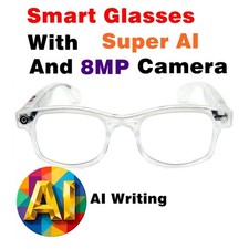 AI Smart Glasses Camera 1080P AI Translator Bluetooth Touch Sunglasses