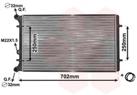 MotorküHler WasserküHler *** IR Plus *** VAN Wezel 03002155 FüR VW Audi Seat TT