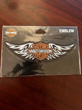 NOS 6" Harley Davidson Motorcycle Wings Patch Factory HD Hat Vest Shirt Jacket