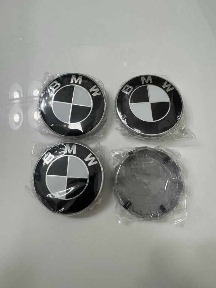 1SET For BMW 68mm Wheel Center Hub Caps Logo Badge Emblem Rim Hubcaps Emblem Foto 2 de 4