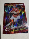 2025 Panini Prizm Patrick Mahomes II #26 Red Flash Prizm Kansas City Chiefs