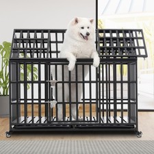 52" Extra Large Dog Crate Furniture Heavy Duty Kennel Indoor Outdoor for xl Dogs