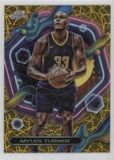 2023 Topps Cosmic Chrome Gold Interstellar Refractor 44/50 Myles Turner #51 11oq