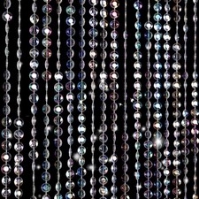 3FTx6.5FT 45Strands Crystal Beaded Curtain Door Beads Clear Acrylic Beads Han...
