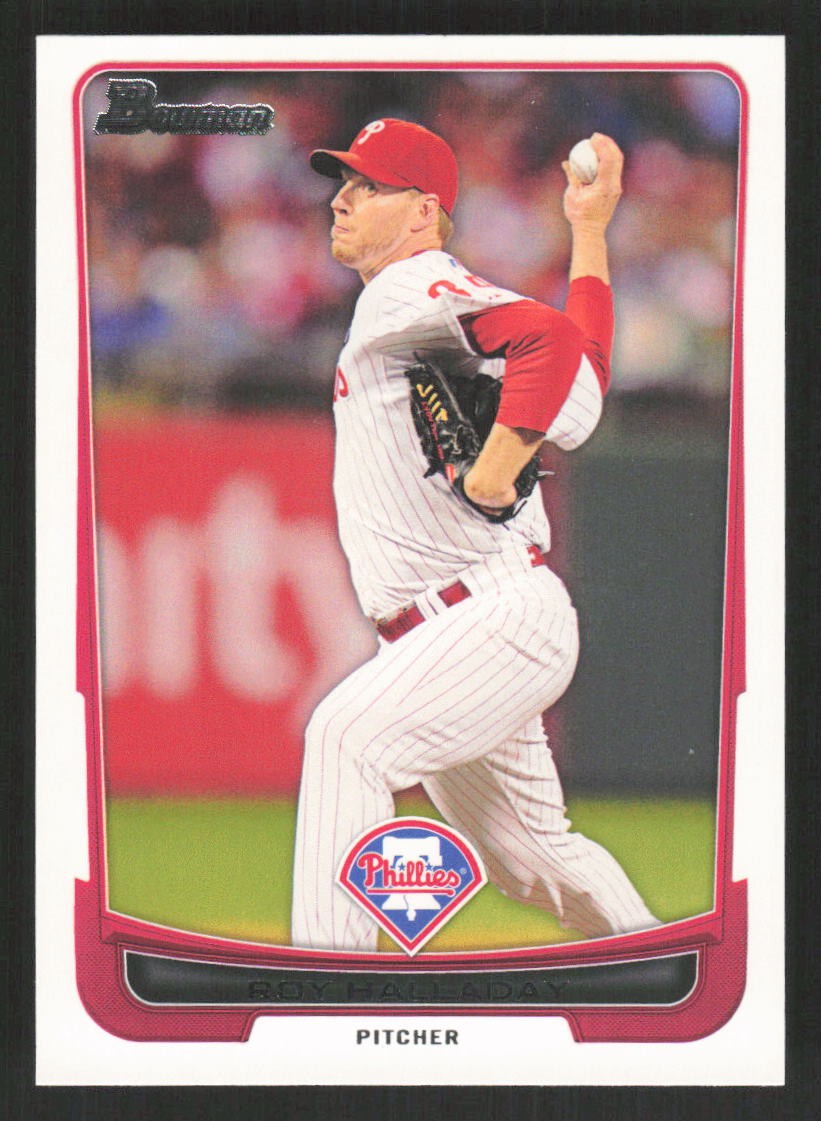 2012 Bowman Roy Halladay #75 Philadelphia Phillies