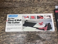Plasplugs Pro-Tiler Boden- & Wandfliesenschneider PT212 manuelles Heimwerkerwerkzeug mit Box