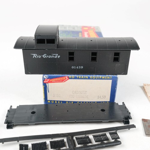 Kit de caboose cúpula desplazada de acero Roundhouse escala HO Rio Grande #01439 3496 | Zustand: Used