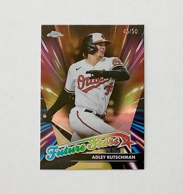 Topps 2024 Topps Chrome Future Stars Gold Refractor Adley Rutschman FS-1 /50