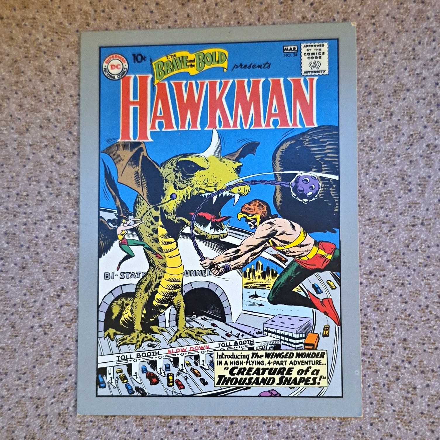 DC Comics The Brave and the Bold #34 (1961) Hawkman Silver Age Fox Kubert