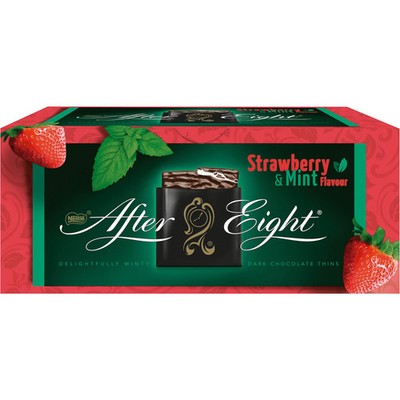 4 x NESTLÉ Boxes 200g After Eight Dark Chocolate Strawberry Mint Thins (800gr)