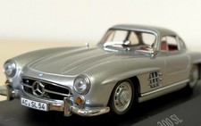 MINICHAMPS 1/43 Mercedes-Benz 300 SL Gullwing Silver Diecast Model
