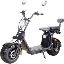 MotoTec Knockout Electric Scooter 60V 2000W Black MotoTec Scooter