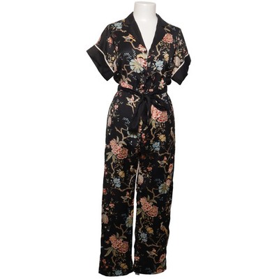 GP & J Baker x H&M, Jumpsuit, Größe: 36, Schwarz/Mehrfarbig, Polyester #oXE
