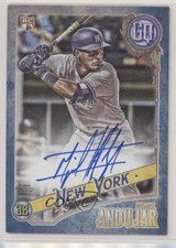 2018 Topps Gypsy Queen Auto Indigo 74/150 Miguel Andujar #GQA-MA Auto 0w3
