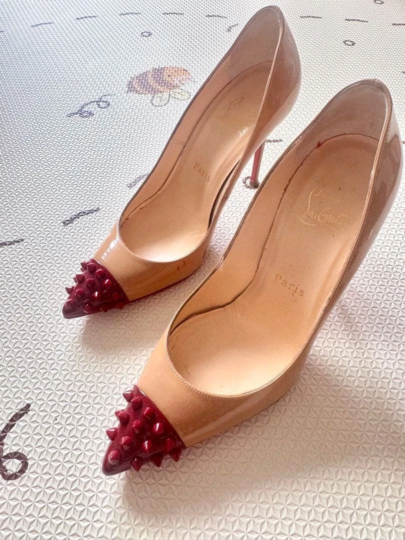 Christian Louboutin Women's Beige Spikes for sale | eBay