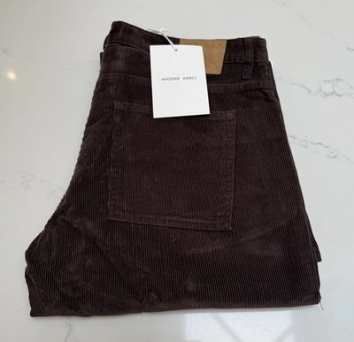 Another Aspect Jeans 3.0 - brauner Cord - neu mit Etikett - Größe 28
