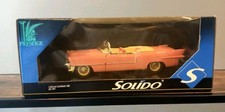 SOLIDO CADILLAC ELDORADO 1955 PINK CONVERTIBLE  METAL DIECAST, See Description 
