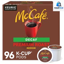 Roast Decaf Coffee, Single Serve Keurig K-Cup Pods, Decaffeinated, 96 Count 4...