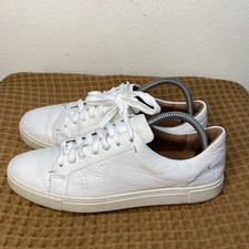 Frye Women s Ivy Court Low Lace Women s Sz 9M White Leather Sneakers