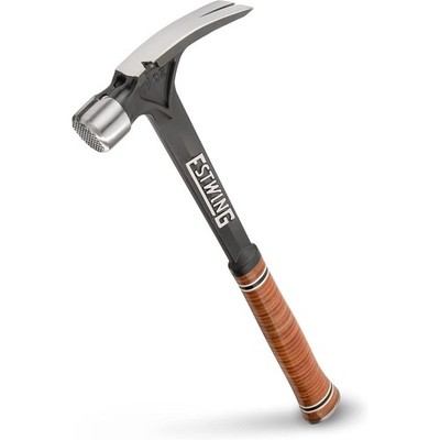 Hammer 19 oz Rip Claw Framing Hammer W/ Milled Face & Genuine Leather Grip