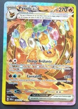 Carte Pokémon Pyroli ex Alternative FR 146/131 Évolutions prismatiques EV8.5