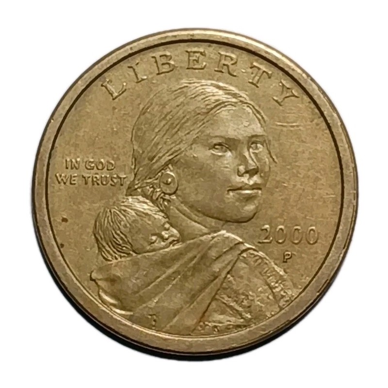 2000 P Sacagawea Dollar $1.00 Coin Avg Circ 1 Dollar 