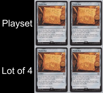 MTG Playset (4) - Final Fantasy - World Map #270 -g603