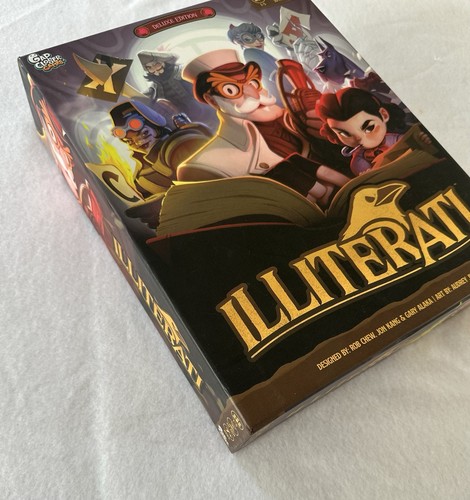 Illiterati Deluxe Kickstarter Edition Board Game Wooden Tiles 100% Complete MINT - Picture 9 of 10