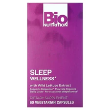 Sleep Wellness with Wild Lettuce Extract, 60 Vegetarian Capsules